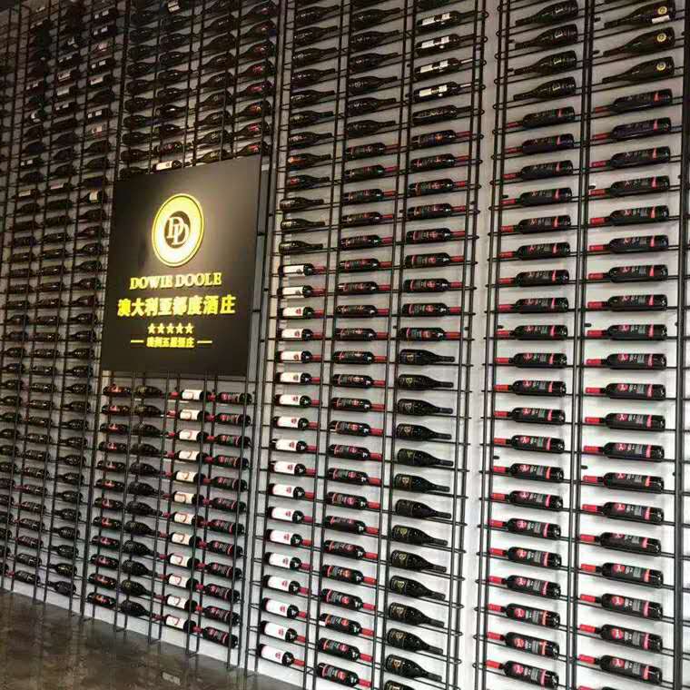 铁艺酒架b网红隔断屏风工业风餐厅装饰红酒柜展示架酒瓶架红酒架