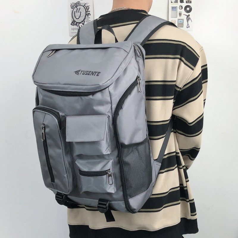 个性运动双肩包男高中生大学生书包防水I短途旅行包电脑包潮背包,箱包皮具/热销女包/男包,双肩背包,淘宝优惠券,粉丝福利购,淘宝优惠卷