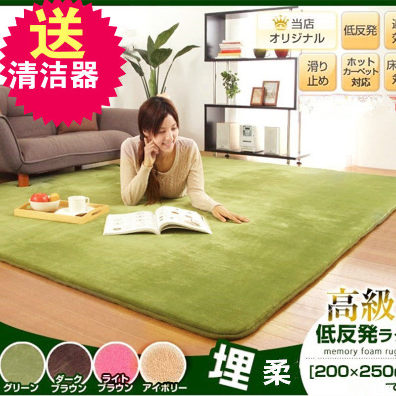 家用地毯卧室长方形房间客厅沙发C茶几满铺床边榻榻米加厚地垫定