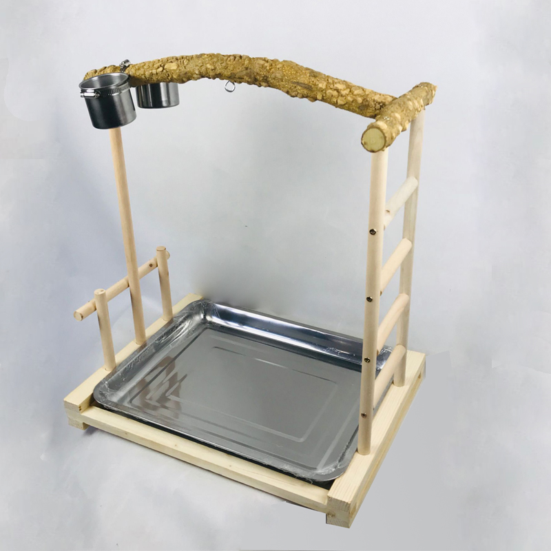 见血飞/花椒木/磨爪杠/玄凤牡丹虎皮/鹦鹉站架/带梯子/鸟架木架子