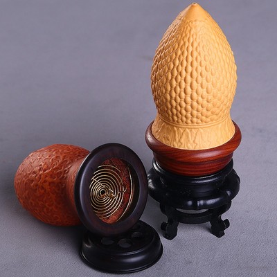 高端蝈蝈葫芦罐精品叫罐养蝈蝈的葫芦文玩鸡心带口盖蒙芯铜簧底座