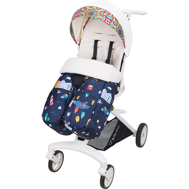 遛娃神器睡袋保暖溜娃神器脚套宝宝婴儿推车挡风被防风罩冬季冬天