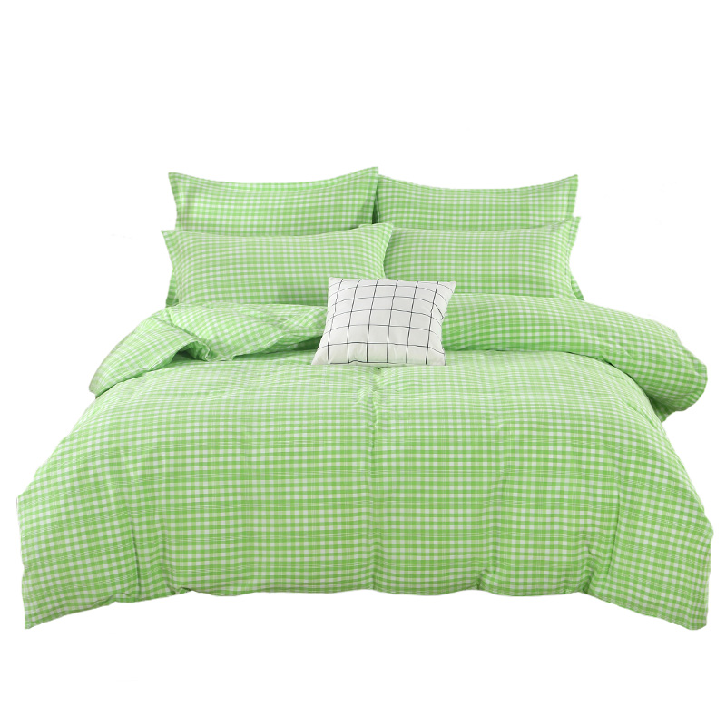 一缕阳光水洗棉全棉被套1.5米学生宿舍单人200x230双人 纯棉被罩