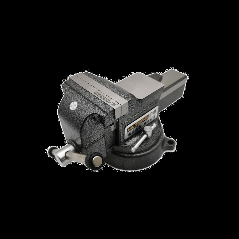 沪鼎美式全钢台虎钳工业级铸钢台钳精密铸钢多功能夹具维修教学用