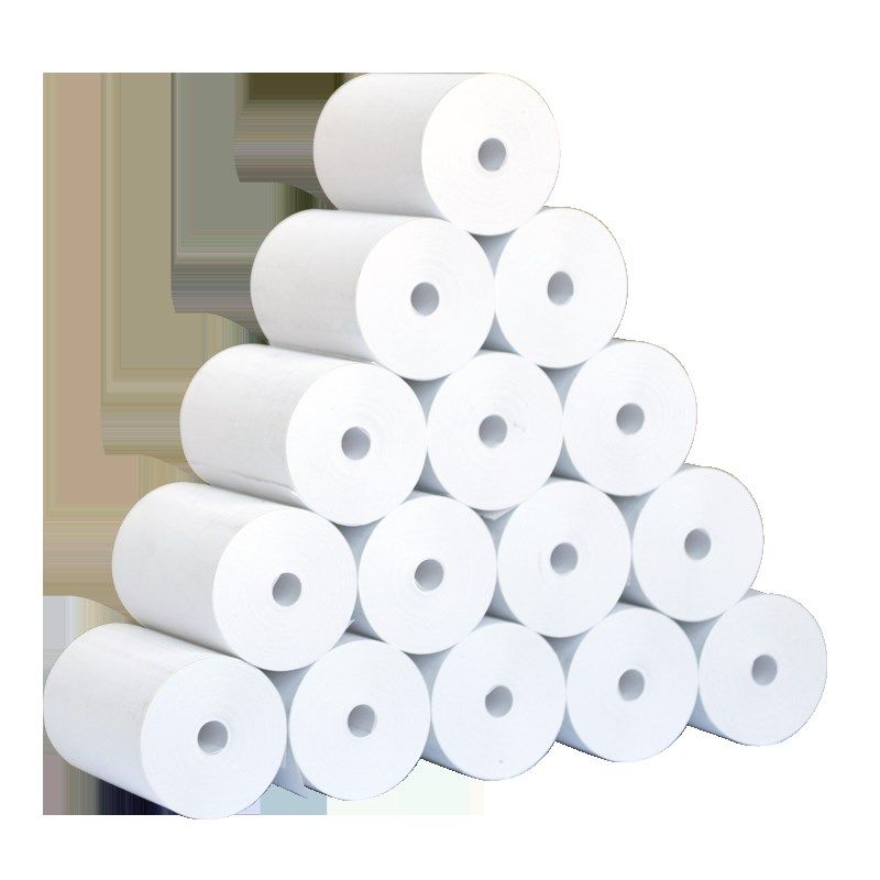 58mm收银纸po无管芯收银机打印纸小卷纸热敏纸57x30美团破婆外卖