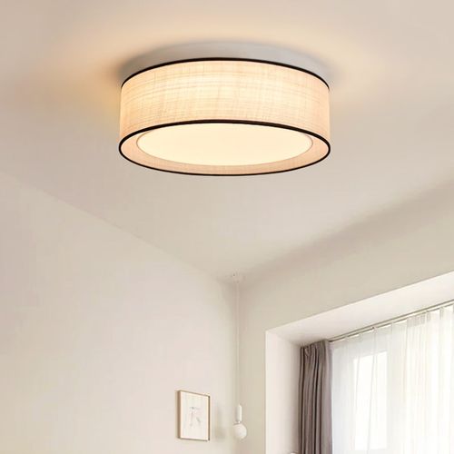 法式奶油风吸顶灯卧室灯客厅书房全光谱中古风温馨简约灯具