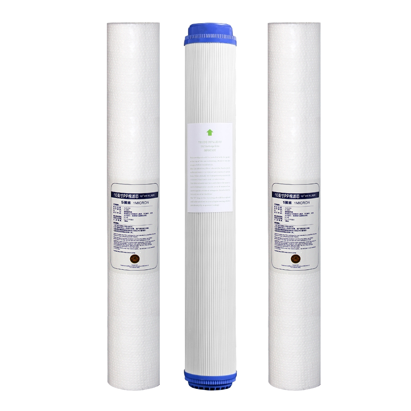 商用净水器前置滤芯20寸三级套装1微米PP棉颗粒活性炭5um初级过滤