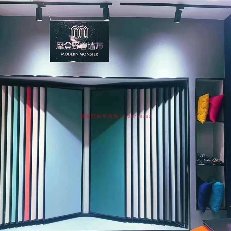 木地板展架翻页墙布艺术漆涂料瓷砖门板板材样品展示架多功能立式