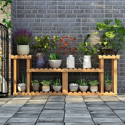 鱼缸架子实木多层鱼缸专用架桌子底柜底座小型水簇箱底架落地花架