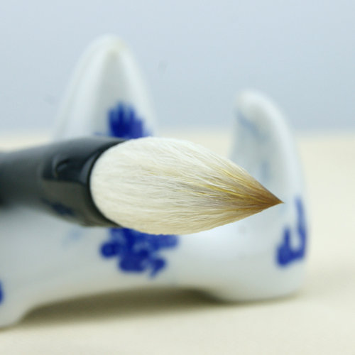 古德笔庄狼羊兼毫毛笔学生中楷初学欧楷颜柳赵体行书楷书毛笔