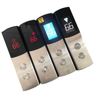 通力电梯外呼面板 KDS50整套呼梯外招召唤盒 蓝/黑屏液晶显示器板