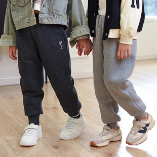 儿童加绒加厚裤子秋冬季男童女童棉裤一条过冬特厚超厚大童保暖裤