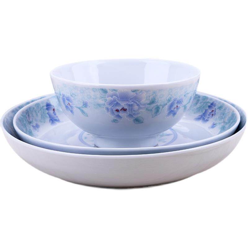 红杜鹃晶玉贝瓷4.5寸5寸5.5寸6寸家用吃饭米饭碗汤碗面碗高脚碗