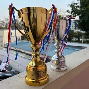 棒球奖杯足球奖杯篮球奖杯金属奖杯定制银色企业奖杯奖牌定制年会