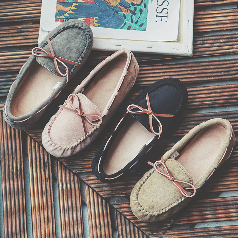 可水洗不掉色2021新款豆豆鞋z女春秋夏季透气学生大码妈妈平底单,女鞋,浅口单鞋,淘宝优惠券,粉丝福利购,淘宝优惠卷