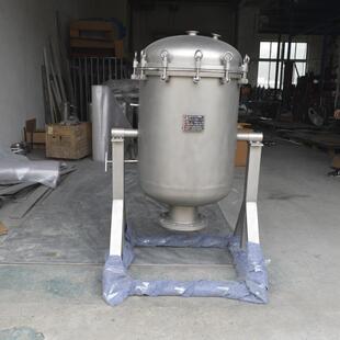 大输液针剂生产线中脱碳过滤保温夹套360度翻转钛棒过滤器