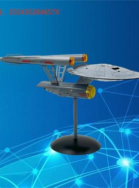 跨境独立站金属铁艺宇宙飞机发光模型室内客厅床头柜工艺品摆件