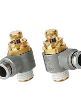 SMC AS2201-02-F08S-X737 AS-X737 系列 带快换接头速度控制阀