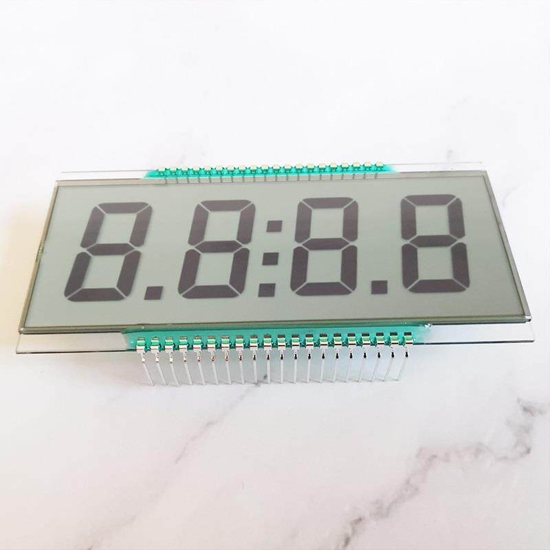 宽温4位8字段码LCD液晶屏加油机加气机显示屏TN段式lcd屏幕EDS816