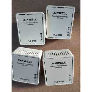 非全新Zinwell/真赫500M 电力网络侨接器 电力猫 PLQ-5100 单只