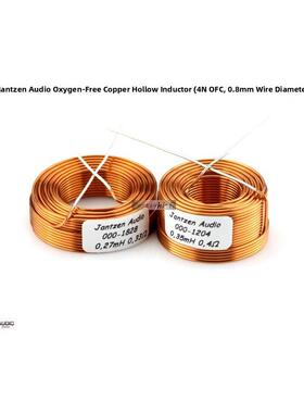 丹麦Jantzen 4N无氧铜分频空心电感 线圈 0.8mm