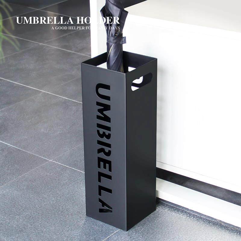 曹喜欢创意现代简约时尚铁艺镂空雨伞收纳架家用门口实用雨伞桶架