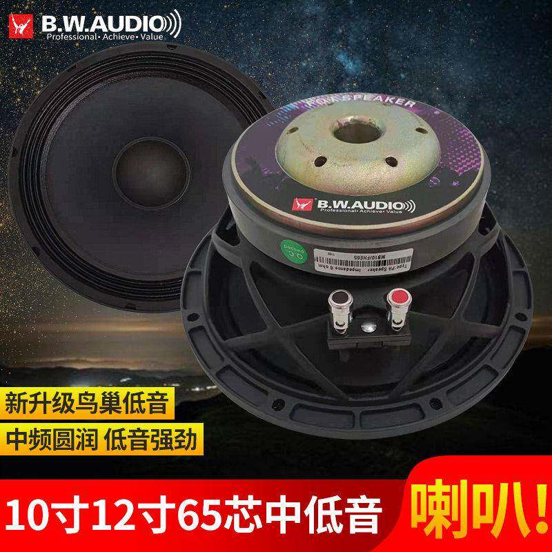 百威10寸12寸156磁65芯全频中低音喇叭KTV家用音响音箱专业扬声器