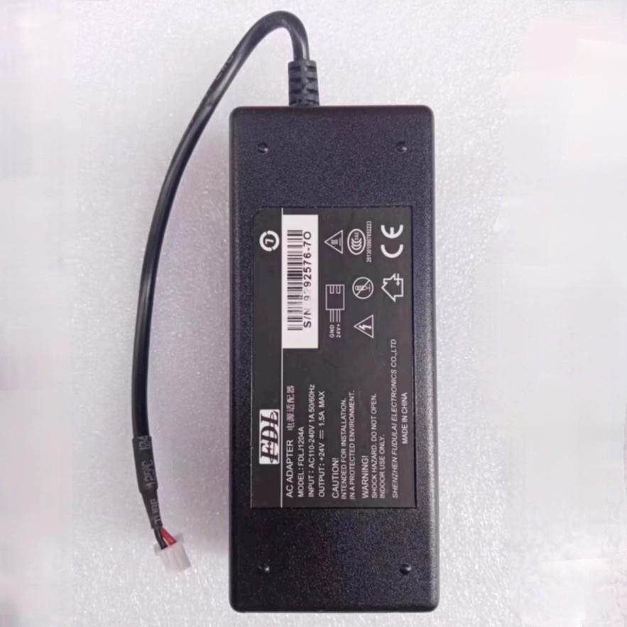 佳博GP-L80160 飞鹅FP-N80HC 哗啦啦HLL-QY-T80电源适配器24V1.5A