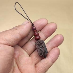 雷击枣木紫薇讳吊坠迷你小葫芦汽车钥匙手机挂绳USB随身碟挂饰