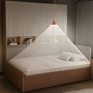 家用书房柜床蚊帐儿童房高低床阁楼异型床防蚊可机洗搭建简单便携