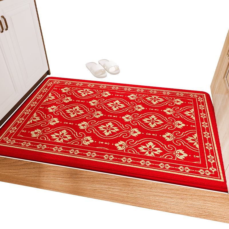 大江地垫入户地毯红色喜庆出入平安门垫门口进门脚垫室外防滑垫子