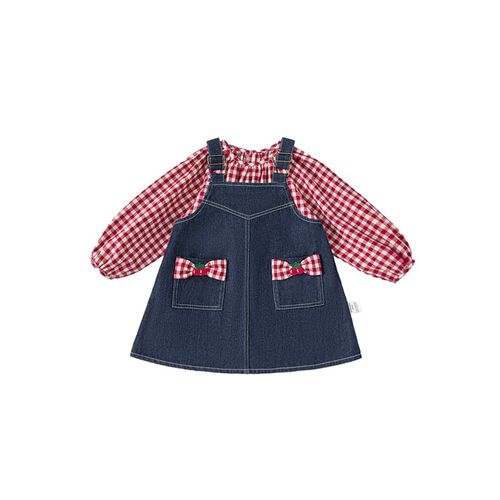 女童套装2024新款秋装儿童背带裙套装女宝宝初秋套装洋气早秋穿搭