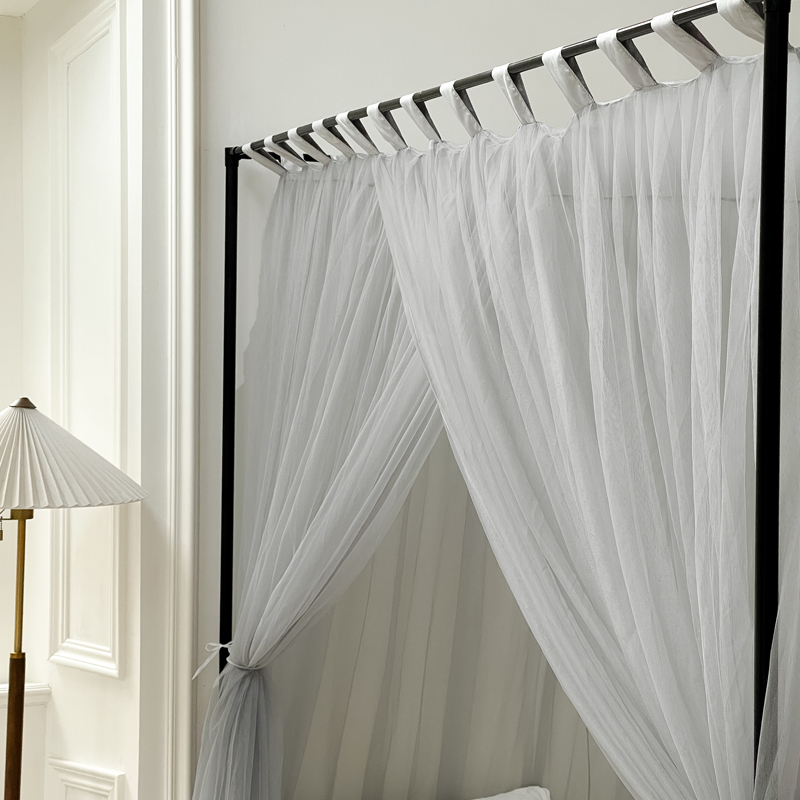 2022宫廷落地蚊帐1.8加粗铝合金支架1.5通用落地式家用蚊帐公主风