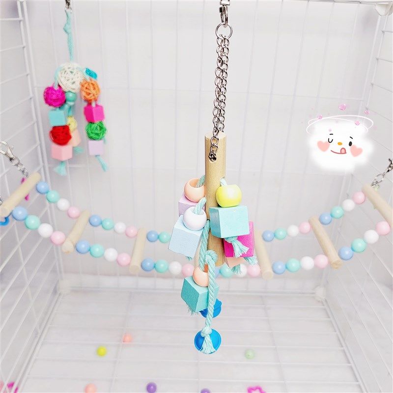 鹦鹉啃咬玩具玄风牡丹虎皮木质玩具少女系类鹦鹉鸟笼装饰耐啃玩具,宠物/宠物食品及用品,鸟玩具,淘宝优惠券,粉丝福利购,淘宝优惠卷