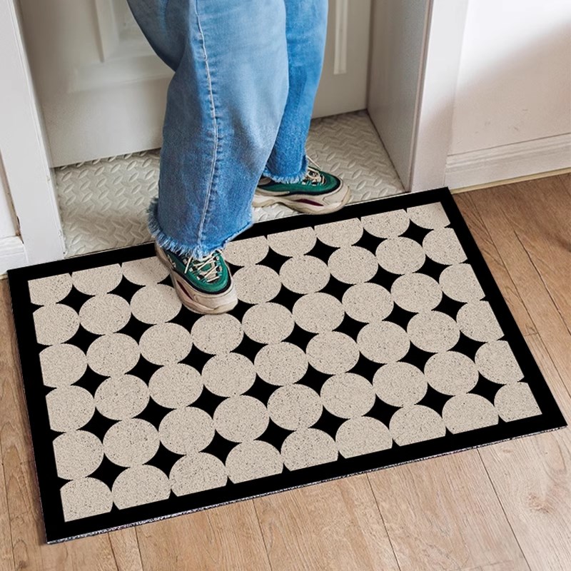 丝圈入户门地垫轻奢高级感进门门垫家用玄关可裁剪防滑耐脏脚垫子