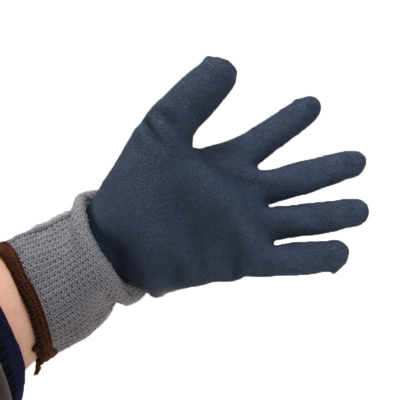 创信玄武岩L459冬季保暖加厚加绒男工作橡胶防水防滑劳保耐磨手套
