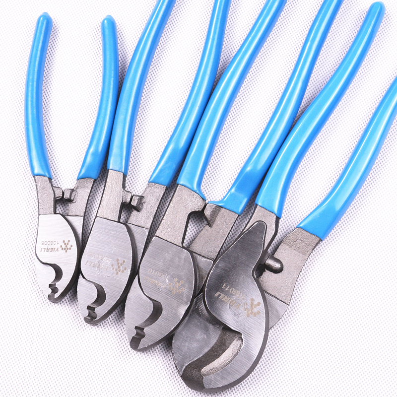 易尔力工具电缆剪五金电工线缆剪 断线钳 剪线钳6寸8寸10寸剪线钳