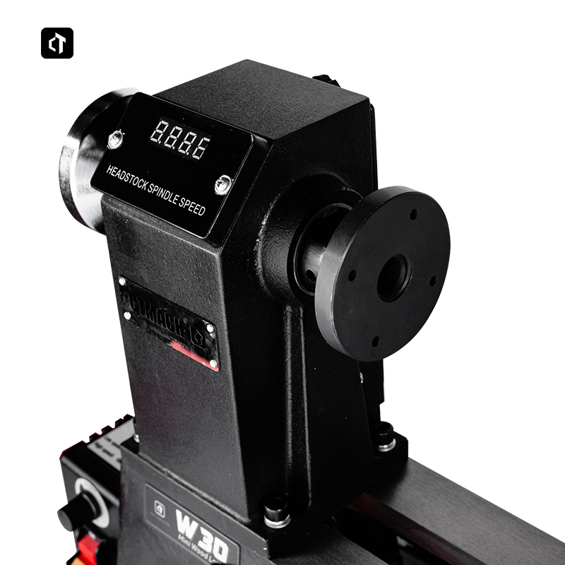 呲铁W30小型家用木工车床多功能微型迷你木旋机床无级变速木工车