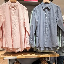 男女装优质长绒棉格子衬衫长袖衬衣R476014 476015 473281 476016