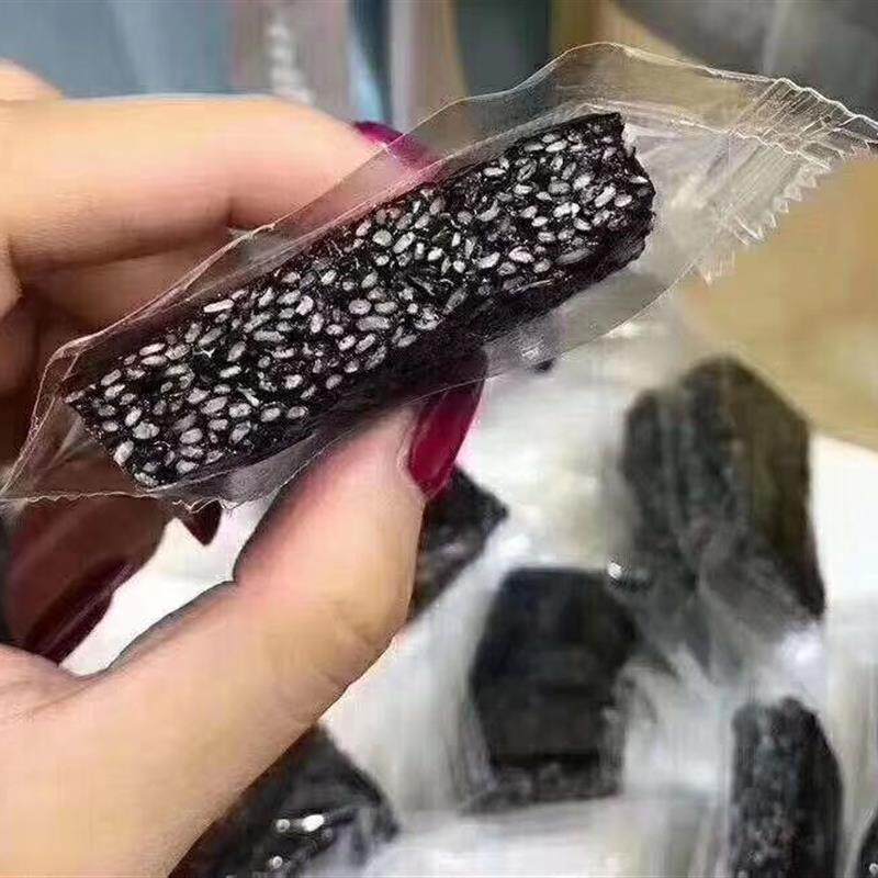新日期潮汕特产黑芝麻糕咸味低糖软糕产后月子办公室休闲零食500