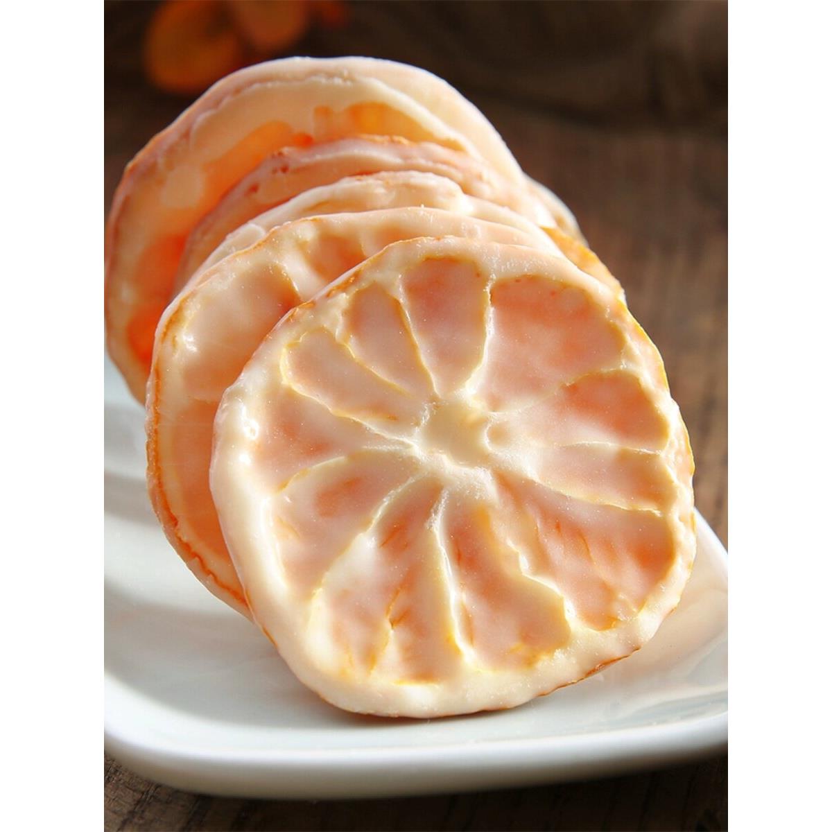 现货网红热门酸奶柑橘片冻干酸奶味柠檬片休闲食品干橙干水果零食