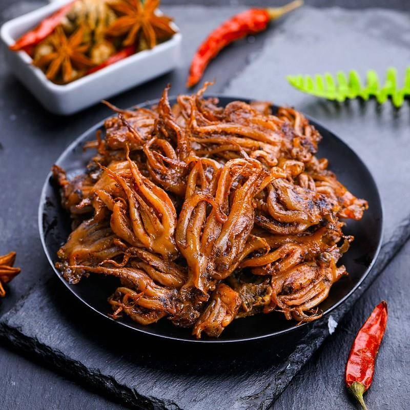 现货麻辣鱿鱼头500g麻辣鱿鱼丝铁板鱿鱼丝小吃小吃海鲜即食流行食