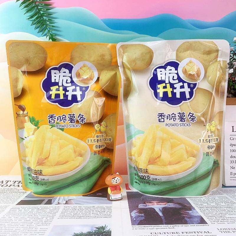 现货脆升升香脆马铃薯薯条100g大包装即食零食海皇食品脆生生蜂蜜