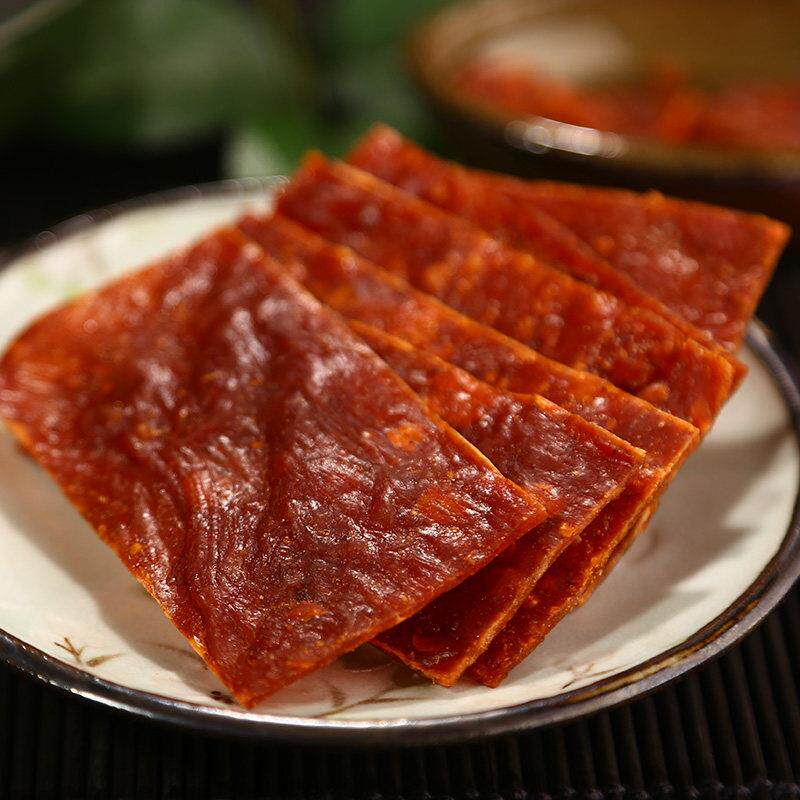 现货唯新17g*30包猪肉脯肉干 干肉片零食小吃原味家庭装零食靖江