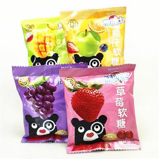 新货熊博士橡皮糖QQ糖20g*20袋果汁软糖草莓水果味小熊仔形