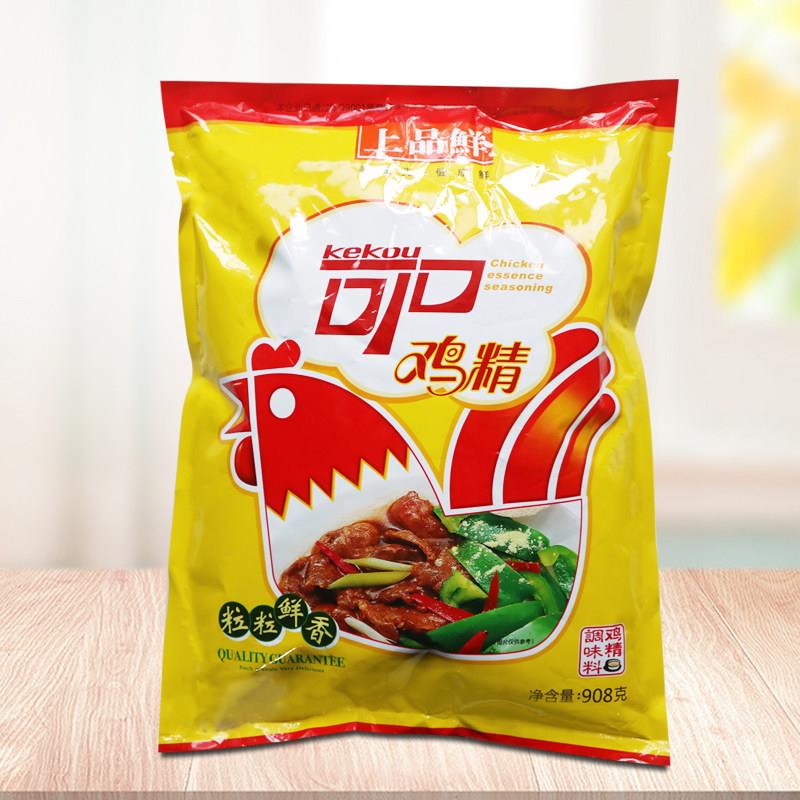 现货上品鲜可口鸡精整箱908g*10包炒菜煲汤凉拌火锅汤底鸡精调味