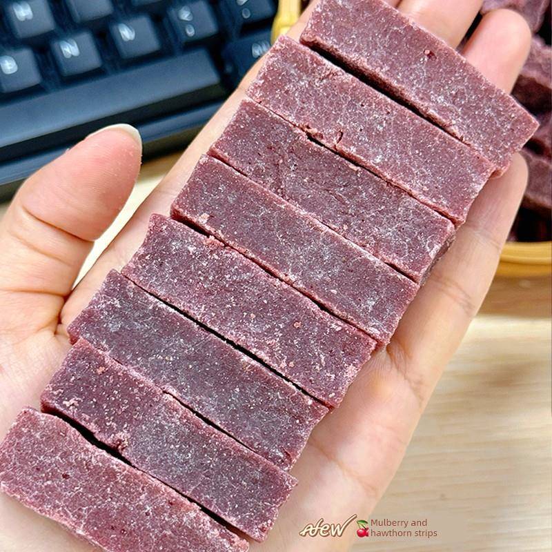 现货桑葚山楂条原味山楂糕棒棒糖零食酸甜果脯类蜜饯小零食
