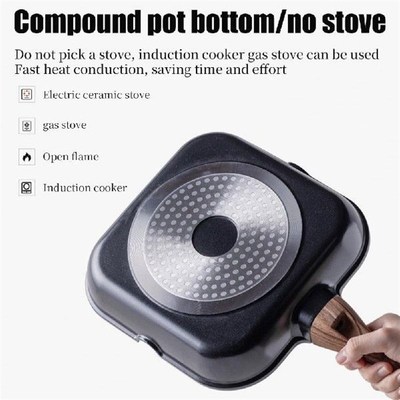 Non-stick Cjoating Nonstick Steak Skillet Grill Pan for
