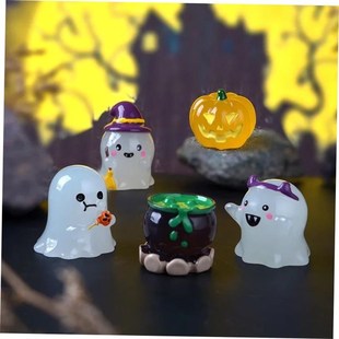 Miniature Luminous Figurine Funvny Landscape Ghost Micro