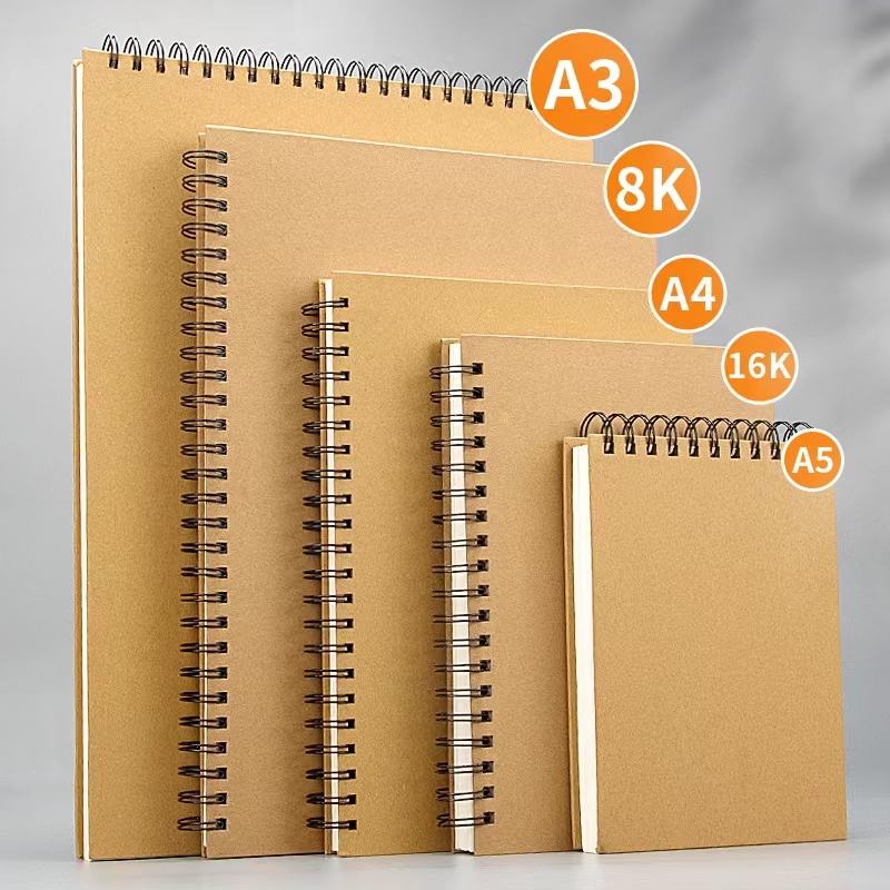A3/A4/A5/8k/16gk Sketchbook Thick Paper 160 GSM Notebook for